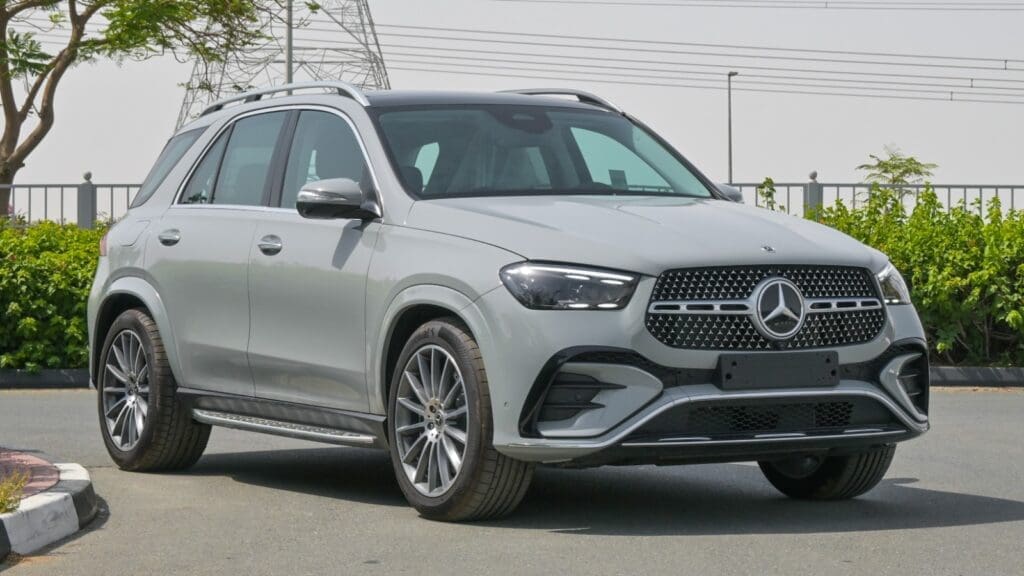 Mercedes GLE450 GCC - Alpine Grey inside Black - 2023