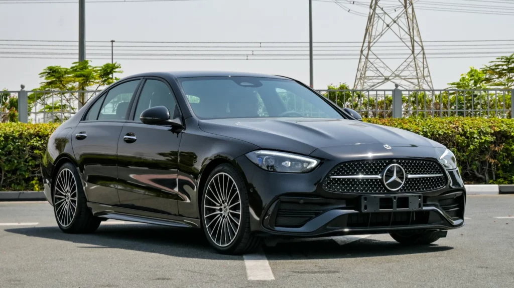 Mercedes Benz C200 Premier Plus GCC - 2024 Black With Red Interiors (1)
