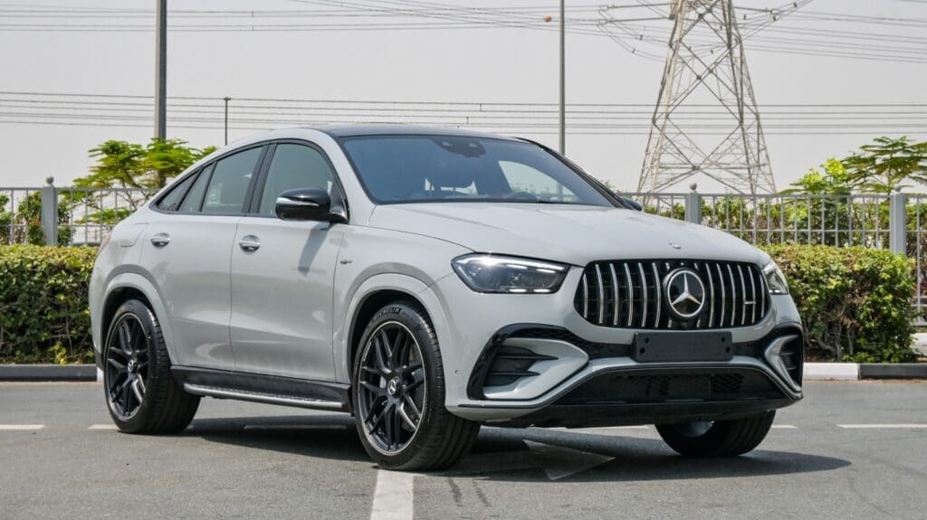 Mercedes GLE53 - Night Package - Alpine Grey - Inside Brown Black - 2024 (1)