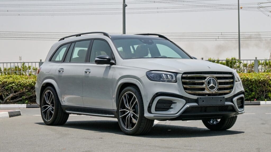 Mercedes GLS 450 SUV Alpine Grey Inside Beige & Black 2024 ( 5 Years Warranty) (1)