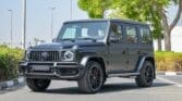 مرسيدس G63 AMG - بلاك ماجنو - 2022