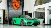 Porsche 718 Spyder GT4 RS Convertible 2024 Green Color