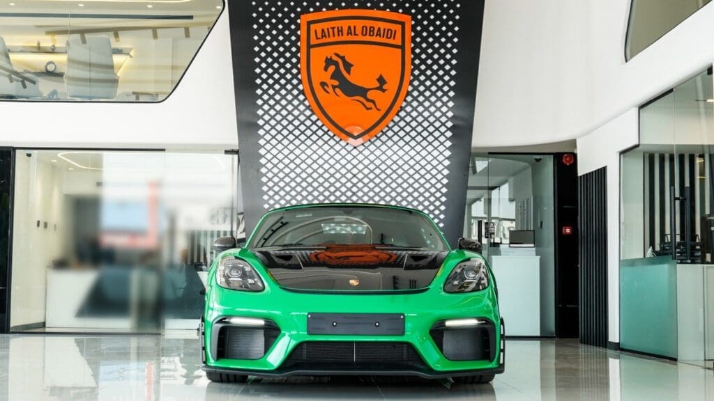 Porsche 718 Spyder GT4 RS Convertible 2024 Green Color