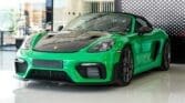 Porsche 718 Spyder GT4 RS Convertible 2024 Green Color