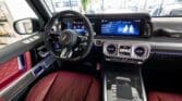 مرسيدس G63 AMG 2025 كلاسيك رمادي - تصميم داخلي أحمر