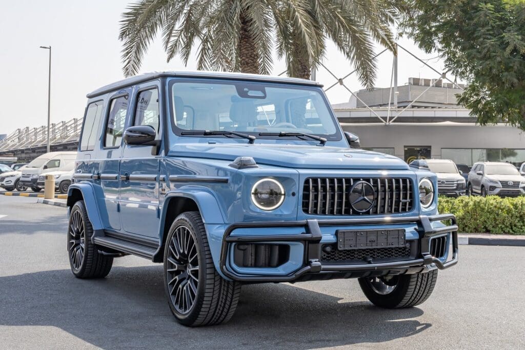 Export Mercedes G63 AMG 2025 China Blue – Best Price from Dubai | Laith Al Obaidi Motors