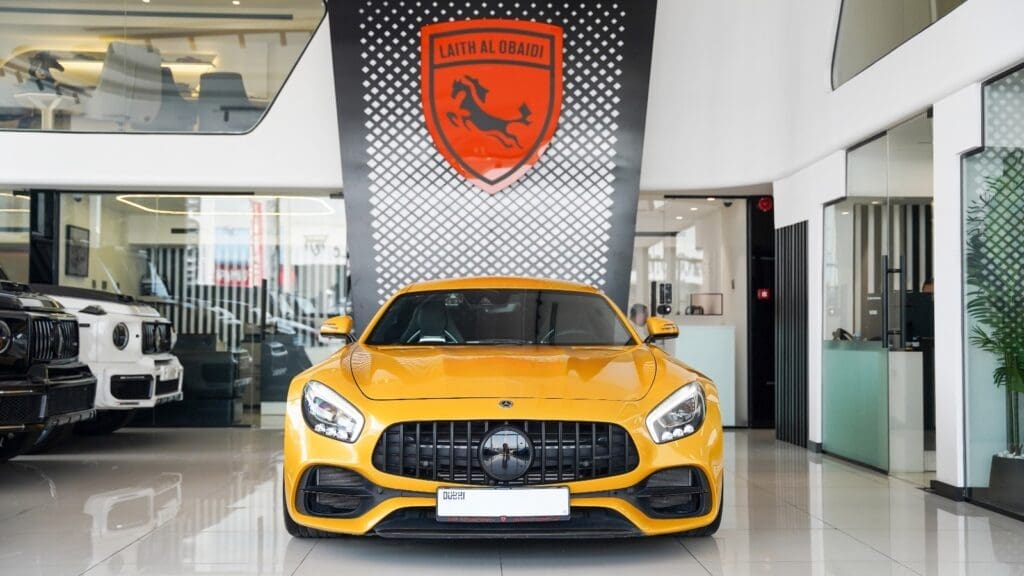 Used Mercedes-AMG GTS Coupe 2016 — Yellow (exterior Photo)